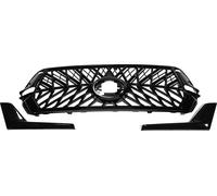 Calandre Supérieure Avant Pour Toyota Land Cruiser Lc200 2016-2020 Calandre Supérieure Avant Grille Facelift Trd Chrome Argent Noir