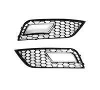 Calandre voiture Calandre Phare Antibrouillard Pare-choc Av&ant Voiture, Pour A4 B8.5 2013 - 2016, Lumière En Maille Nid D'abeille Couvercle Style Pour RS4