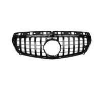 Calandre Voiture Grilles Compatible Avec Benz Pour Classe A Pour W176 2013 2014 2015 Kit De Calandre De Pare-choc Avant Et Radiateur De Course(Black)