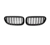 Calandre Voiture Grilles Compatible Avec BMW Pour M6 E63 E64 2004 2005 2006 2007 2008 2009, 2010 Grille De Pare-choc Avant D'admission D'air À Double Lamelle Noire