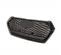 Calandre Voiture Grilles Pour Q5 SQ5 Pour Sline 2017 2018 2019 2020 Capot Avant Sport En Nid D'abeille Grille D'admission D'air Réseau Ventilation Style Voiture Noir Brillant(Chrome)
