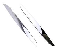 Calandre Voiture Lot 2 Garnitures Pare-chocs Avant Chromées ABS, Au-dessus Calandre, Du Capot, 51137117242 Pour BMW Série 3 E90 E91 2006-2008 Grilles Calandre Avant