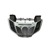 Calandres avant Compatible Avec Ford Pour Fiesta 2009 2010 2011 2012 2013 2014 Sortie Climatisation Centrale Tableau Bord Voiture Ventilation Cadre AC(Silver)