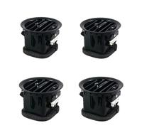 Calandres avant Compatible Avec Opel Pour Corsa D 2007-2015 Grille Sortie D'air Climatisation Chromé Pour Tableau Bord Cache Sortie D'air Climatisation OEM: 13365420(4pcs)