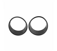 Calandres avant Couverture De Décoration Calandre Phare Avant Extérieur Voiture Pour Jeep Pour Wrangler JL Pour Gladiator JT 2024 2025 Grille de calandre(Lamp carbon fiber)