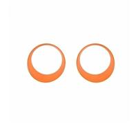 Calandres avant Couverture De Décoration Lampe Phare En Maille Calandre Voiture Pour Jeep Pour Wrangler JL Pour Gladiator JT 2018 2019 2020 2021 2022 2023 Grille de calandre(Orange Headlight)