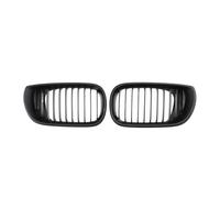 Calandres Avant De Course Pour Série 3 E46 325i 4 Portes 2002-2004 - Style Diamants - Finition Brillante - Ligne Simple(Single-Matte Black)
