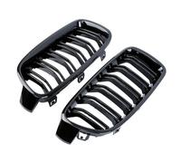 Calandres Avant Gauche Droite 2 Pièces Compatibles Avec Les Pour Séries 3 F30 F35 Calandre OE 51130054493 51130054494 Grille de Devant(Double line)