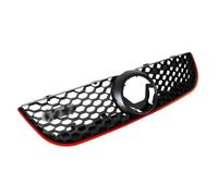 Calandres avant Grille De Pare-choc Avant Voiture En Maille Nid D'abeille Pour VW Pour Polo 2006 2007 2008 2009 Pour GTI Style Calandre Centrale Panneau Grille de calandre