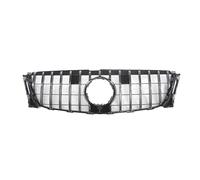 Calandres avant Grille De Radiateur D'entrée Avant Mise À Niveau Pour Mercedes Pour Benz Classe GL X166 GL350 GL400 2013 2014 2015 Réglage ABS Maille Centrale calandre avant(Argent)