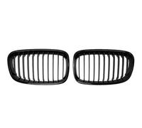 Calandres avant Grilles De Calandre Voiture Noir Brillant Pour BMW Série 1 F20 Pour M140i 118d F21 2011 2012 2013 2014 2015 2016 2017 2018 Accessoires radiateur auto(11-14 GB Single Slat)