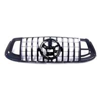 Calandres avant Kit Réglage Calandre Course Pare-chocs Avant Voiture De Style Sport Luxe Pour Mercedes Pour Benz W167 Classe GLE GLE350 GLE450 2020-2023 Grille Calandre(Noir brillant)