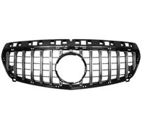 Calandres avant Mise À Niveau Calandre En Maille D'entrée Avant Réglage Grille Centrale Pour Mercedes Pour Benz Classe A W176 A35 A180 A200 A250 A260 2013 - 2018 Grille de calandre(B GT Silver)