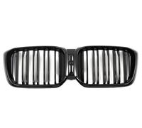 Calandres avant Mise À Niveau De La Grille Pare-chocs Calandre Radiateur Avant Pour BMW Pour X3 G01 X4 G02 2022-2024 Accessoires Réglage Refit calandre avant(Glossy Black 2 Line)