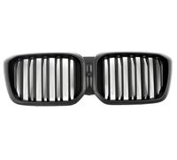 Calandres avant Mise À Niveau De La Grille Pare-chocs Calandre Radiateur Avant Pour BMW Pour X3 G01 X4 G02 2022-2024 Accessoires Réglage Refit calandre avant(Matte Black 2 Line)