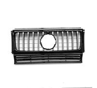Calandres avant Pour GT R Style Pour Mercedes Pour Benz Classe G W463 G500 G550 G63 G65 G55 Pour AMG 1990-2018 Calandre D'entrée Avant Réglage Pare-chocs Grille de calandre(Argent)