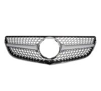Calandres avant Pour Mercedes Pour Benz Coupé W207 2014-2016 C207 E200 E250 E300 E400 E500 Pare-chocs Avant Style Diamant Grille Course Gril De Billette Grille Calandre(Argent)