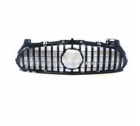 Calandres avant Pour Mercedes Pour Benz Pour AMG GT S W190 C190 R190 GTS 2015-2017 GT40 GT53 GT63 Coupé Calandre À 2 Portes Grille De Pare-chocs Supérieure Maille radiateur auto(Noir)