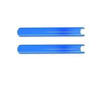 Calandres Avant Radiateur 2 Pièces Pour BMW E60 E61 Série 5 2003 2004 2005 2006 2007 2008 2009 2010 Bandes Garniture Calandre Voiture Autocollants Cadre Couverture(Bleu)