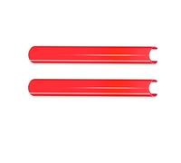 Calandres Avant Radiateur 2 Pièces Pour BMW E60 E61 Série 5 2003 2004 2005 2006 2007 2008 2009 2010 Bandes Garniture Calandre Voiture Autocollants Cadre Couverture(Rouge)