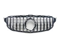 Calandres Avant Radiateur Pour Classe C W205 C205 S205 C200 C260 C180 C250 C300 Coupé 2014-2021 Pour GT Voiture Grille Pare-chocs Avant Grille(19-21 Chrome Silvery5)
