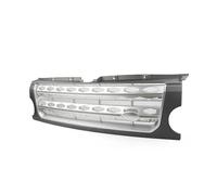 Calandres Avant Radiateur Pour Land Pour Rover Pour Discovery 3 L319 LR3 2005 2006 2007 2008 2009 Grilles Course Voiture Grille Capot Avant(Grey Silver)