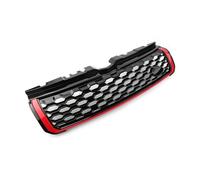 Calandres Avant Radiateur Pour Range Pour Rover Pour Evoque 2010-2018 Grille Pare-chocs Avant Voiture Style Central Grille Supérieure(Red)