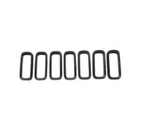 Calandres Avant Radiateur Pour Renegade 2016 2017 2018 Calandre Avant Voiture Autocollants Course ABS Accessoires Extérieurs(Black)