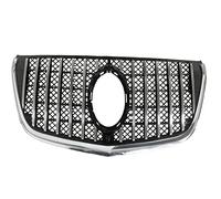 Calandres Avant Radiateur Pour V-CLASS W447 2015 2016 2017 2018 2019 Noir Chrome Diamant GT Calandre Pour V260 V250 Pare-chocs Avant Grille Course(G silver)