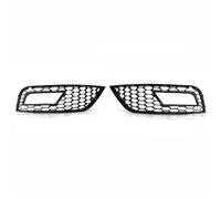 calandres avant sport 1 Paire De Grilles Phare Antibrouillard Pour Pare-choc Avant Voiture Argent Brillant Pour A4 B8.5 Édition Standard 2013 - 2016 Voiture Grille(Bright Black)