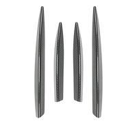 calandres avant sport Bandes Antibrouillard Avant Voiture Garniture Décoration Couverture Calandre D'admission D'air Pour Benz Pour Une Classe W177 A200 A35 Pour AMG Voiture Grille(Look de carbone)