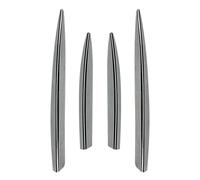 calandres avant sport Bandes Antibrouillard Avant Voiture Garniture Décoration Couverture Calandre D'admission D'air Pour Benz Pour Une Classe W177 A200 A35 Pour AMG Voiture Grille(Chrome)