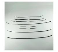 calandres avant sport Bandes De Décoration Calandre Avant Voiture En Acier Inoxydable 13 Pièces Moulage Extérieur Pour A4 B9 2017 - 2019 Voiture Grille