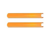 calandres avant sport Bandes De Garniture Calandre Avant Autocollants Cadre Couverture Pour BMW Pour Série 3 G20 G21 G28 Décoration Modifiée Voiture Grille(Orange)