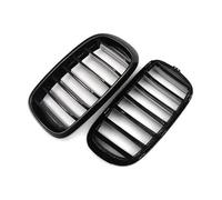 calandres avant sport Calandre De Pare-choc Avant Voiture 2 Pièces Remplacement Style Extérieur Décoration Compatible Pour F15/F16 X5 X6 2014 - 2017 Voiture Grille(Single)