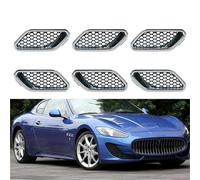 calandres avant sport Calandre Latérale Avant De Voiture Pour Maserati Pour GranTurismo 2008 - 2019 Grille D'aération D'admission D'air Accessoires Automobiles Voiture Grille(1 jeu)