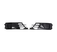 calandres avant sport Couvercle De Calandre Pour Phare Antibrouillard Côté Gauche Et Droit Avec Garniture Chromée Pour A6 C7 2016 2017 2018 4G0807647 4G0807648 Voiture Grille(Pair Gloss Black)