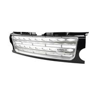 calandres avant sport Grilles De Course Voiture Calandre Moulage Capot Avant Rein Pour Land Pour Rover Pour Discovery 3 L319 LR3 2005-2009 Voiture Grille(Black Silver)