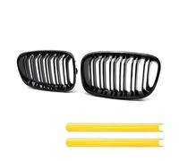 calandres avant sport Grilles De Rein Calandre Pare-chocs Avant Voiture Bandes Garniture Pour BMW Pour Série 1 F20 F21 116i 118i 2011-2014 Voiture Grille(Jaune)