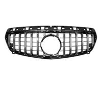 calandres avant sport Pour Mercedes Pour Benz Pour A W176 2013-2015 2016-2018 Pour A180 A200 A260 A45 GT Style Calandre De Course Gril Maille Tuning Accessoires Voiture Grille(Silver 1)