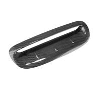 calandres avant sport Pour Mini Pour Cooper Pour S R53 R50 2002-2006 Capot D'air Avant Moteur Scoop Couvercle Sortie D'aération Aspect Carbone/noir Brillant Voiture Grille(Look de carbone)