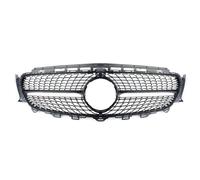 Calandres De Pare-chocs Avant Compatible Avec Benz Pour Pour W213 2016 2017 2018 2019 Pare-choc Avant En Aluminium Style Racing Grille D'admission D'air Pièces Détachées(Black B)