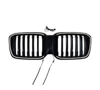 Calandres De Pare-chocs Avant Grille De Maille De Capot Supérieur De Calandre Avant Avec Remplacement De Lumière Compatible Avec BMW Pour X3 G01 LCI 2022 2023 2024(Style 3)