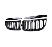 Calandres de radiateur Pour BMW E90 E91 Série 3 323I 328I 335I 330I 325I 2005-2008 Calandre Course Noir Brillant Grilles Pare-chocs Avant Voiture(Noir brillant)