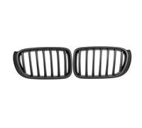 Calandres de radiateur Pour BMW X3 X4 F25 F26 2014 2015 2016 2017 Voiture Pare-chocs Avant Calandre Maille Filet Garniture Bande Couverture(Matte Black)