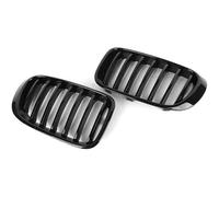Calandres de radiateur Pour BMW X3 X4 F25 F26 2014 2015 2016 2017 Voiture Pare-chocs Avant Calandre Maille Filet Garniture Bande Couverture(Noir brillant)