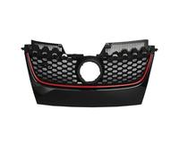 calandres de voiture Pour VW Pour Golf 5 MK5 Pour Jetta GTI 2006 2007 2008 2009 Pare-chocs En Nid D’abeille Calandre Pare-chocs Avant En Maille Calandre Du Capot