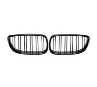 Calandres Grilles de gril avant double pont noir brillant pour E92 E93 2006-2009