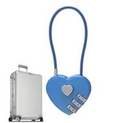 Calange de forme de coeur, Mot de passe Lock | Combinaison mot de passe mini-hangslot, outil de protection de la sécurité de la conception de la forme de l'amour pour valises, sacs à