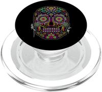 Calavera Huichol Day The Dead Sugar Skull Dia De Los Muertos PopSockets PopGrip pour MagSafe